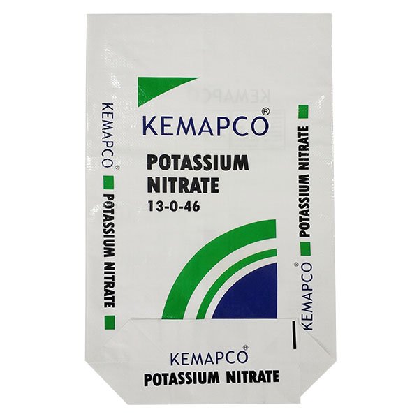 Potassium Nitrate Square Bottom Bag Front Side