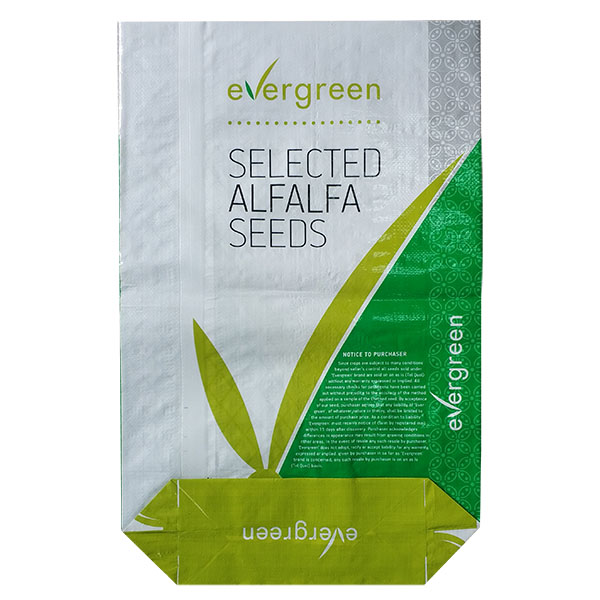 Selected Alfalfa Seeds Square Bottom Bag Back Side