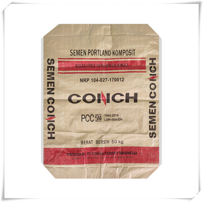 50KG PP Cement Bag Sack Front Side