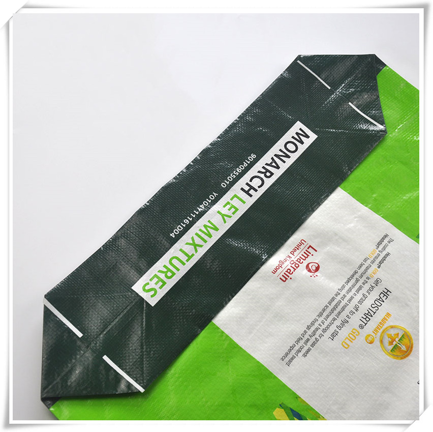 Bottom of 25kg Tear resistant Square Bottom Woven polypropylene feed bags